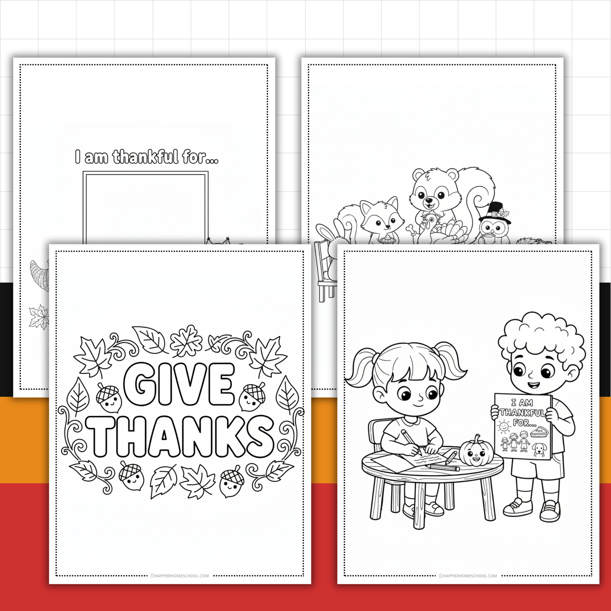 Thanksgiving Coloring Pages