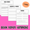 Free Book Report Template for Kids (3rd Grade & Up) - Happier Homeschool