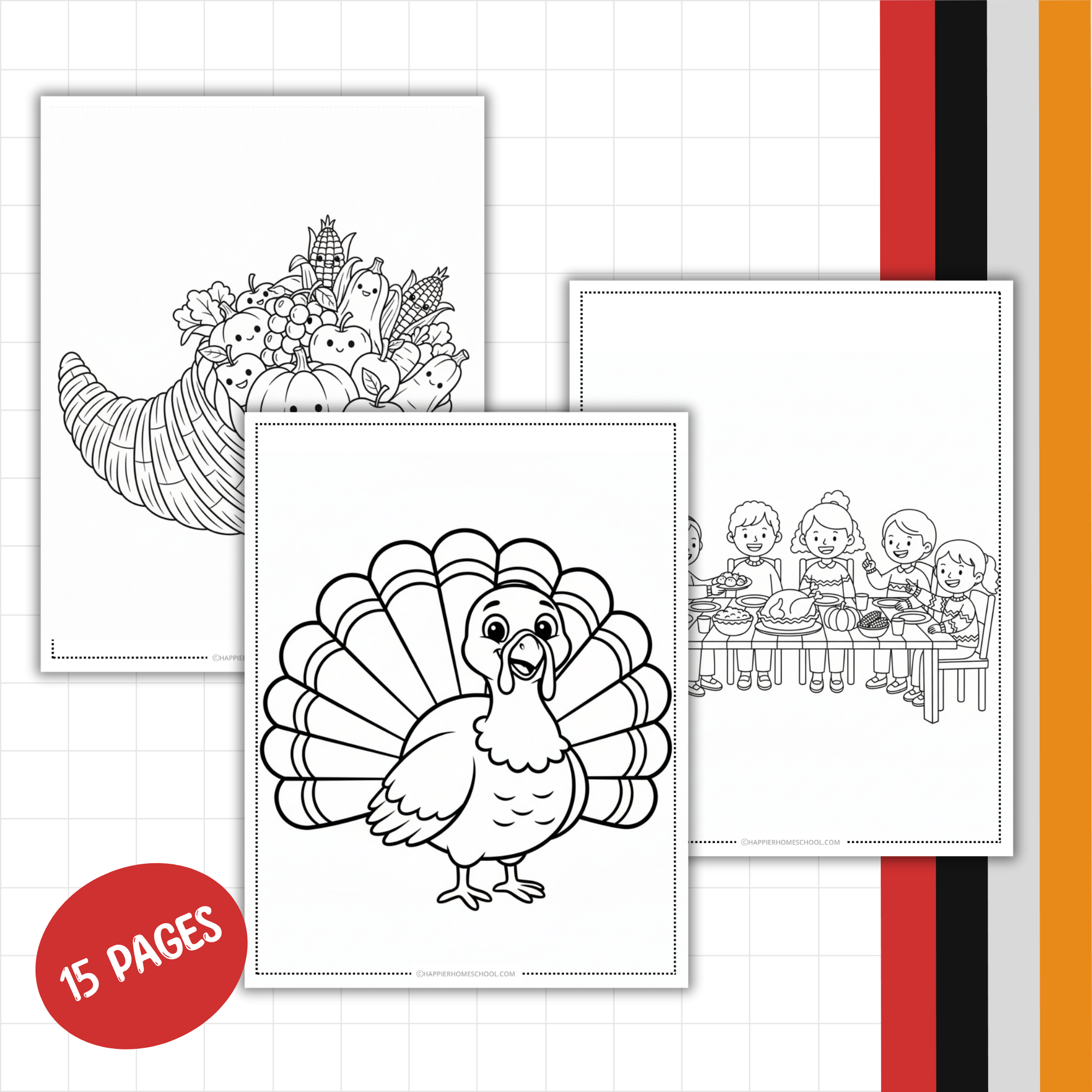 Thanksgiving Coloring Pages