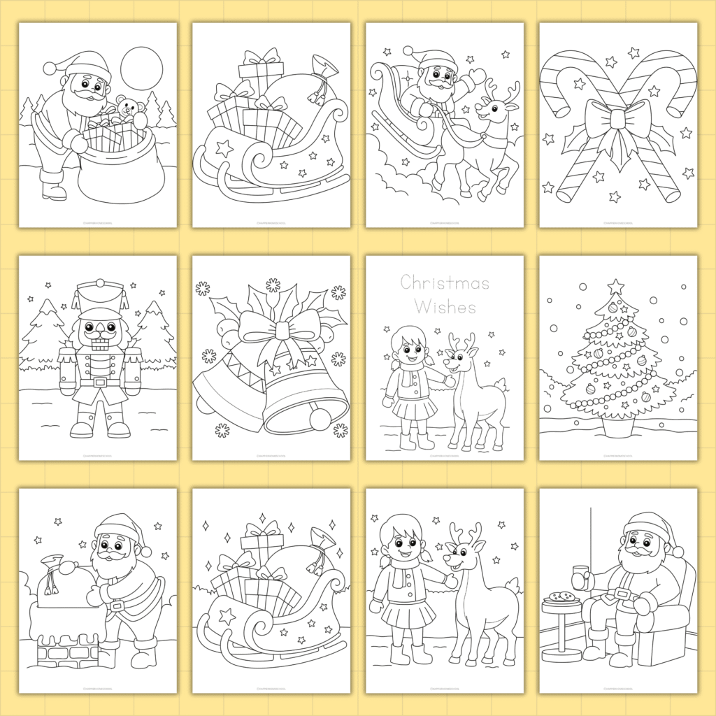 Christmas Coloring Pages for Kids