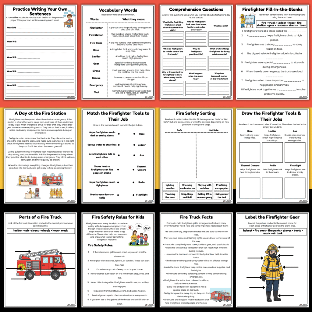 firefighters for kids