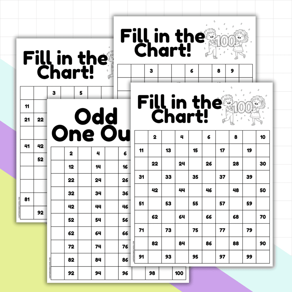 Hundreds Chart Printable