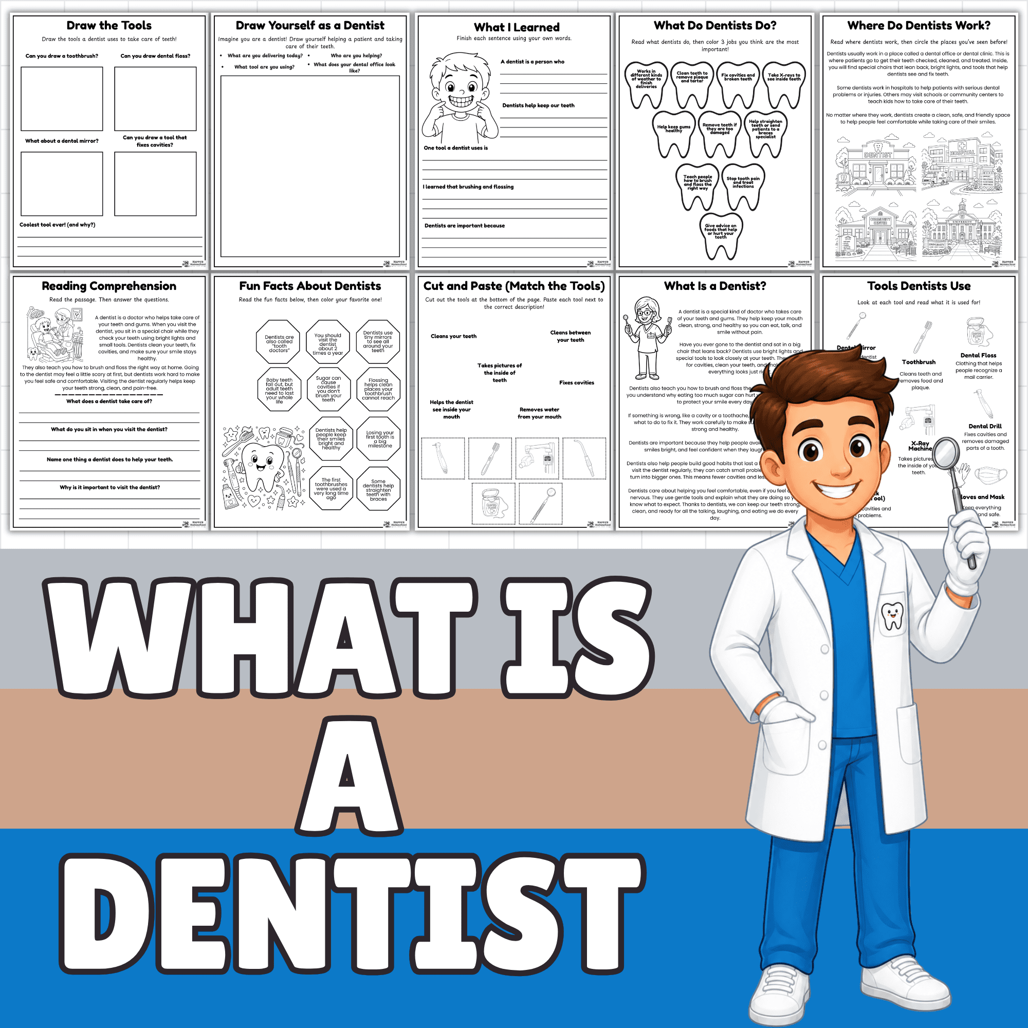 Dentist Printables for Kids